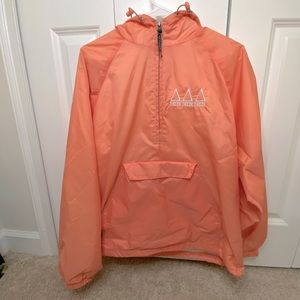 Tri Delta Peach Rain Jacket